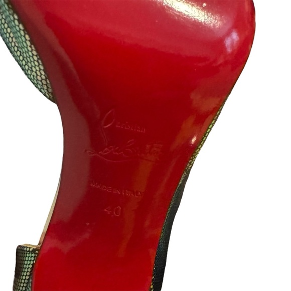 Christian Louboutin Iridescent Heels | Very Good Condition - Picture 10 of 14